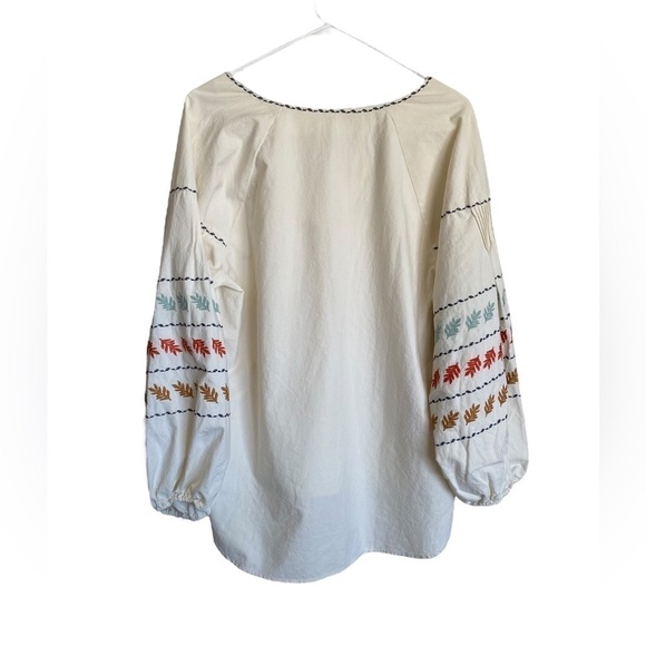 Nwot Madewell Embroidered-Sleeve
Popover Top - Picture 5 of 8